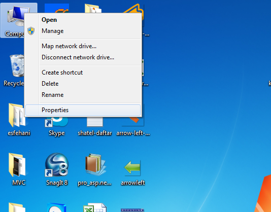 اجرای device manager در ویندوز 7
